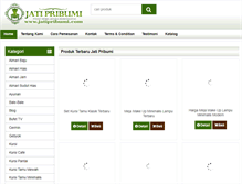 Tablet Screenshot of jatipribumi.com